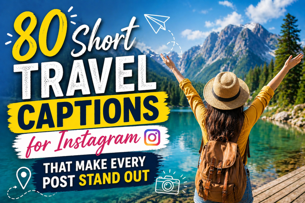 80 Short Travel Captions for Instagram That Make Every Post Stand Out