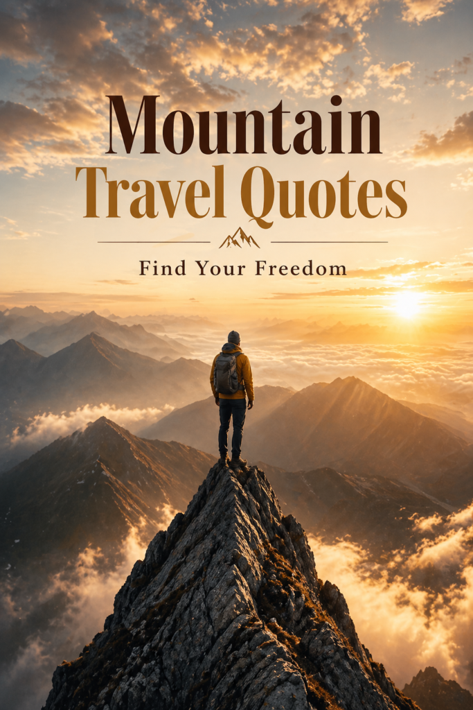 50 Mountain Travel Quotes to Inspire Your Next Adventure
