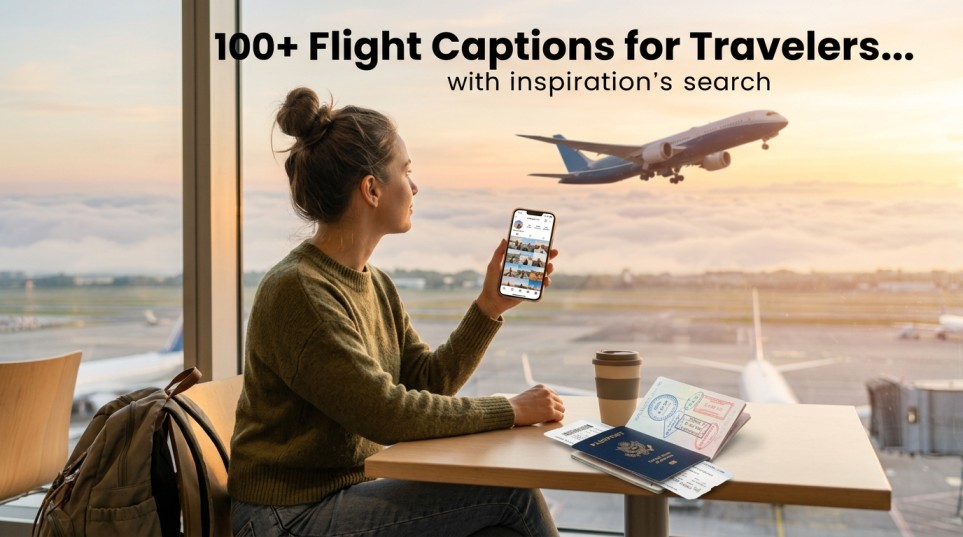 100+ Flight Captions for Travelers