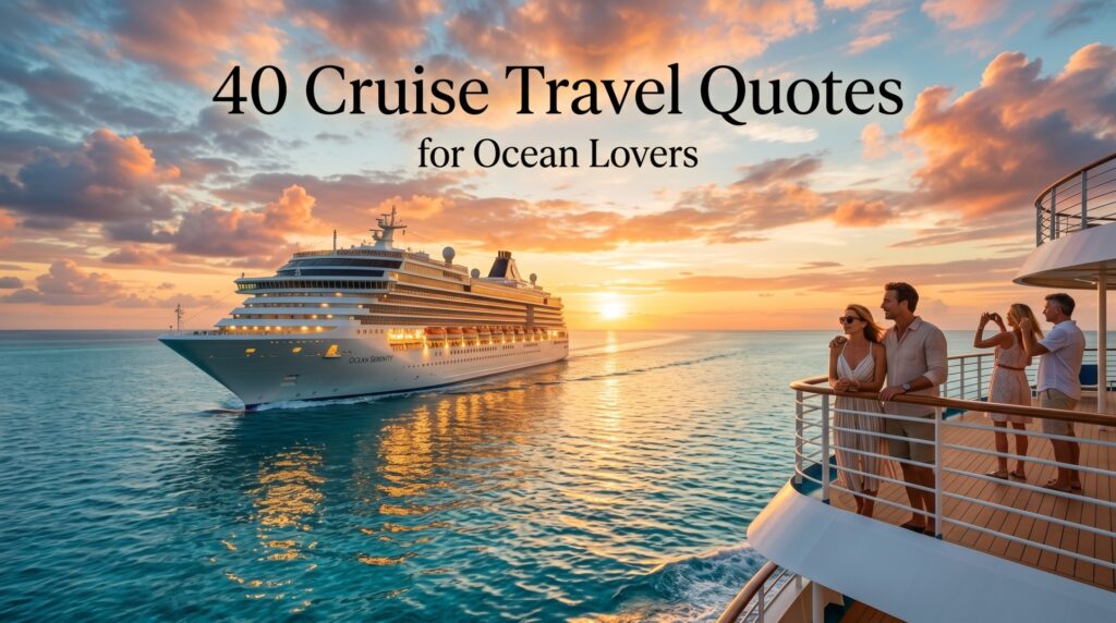 40 Cruise Travel Quotes for Ocean Lovers