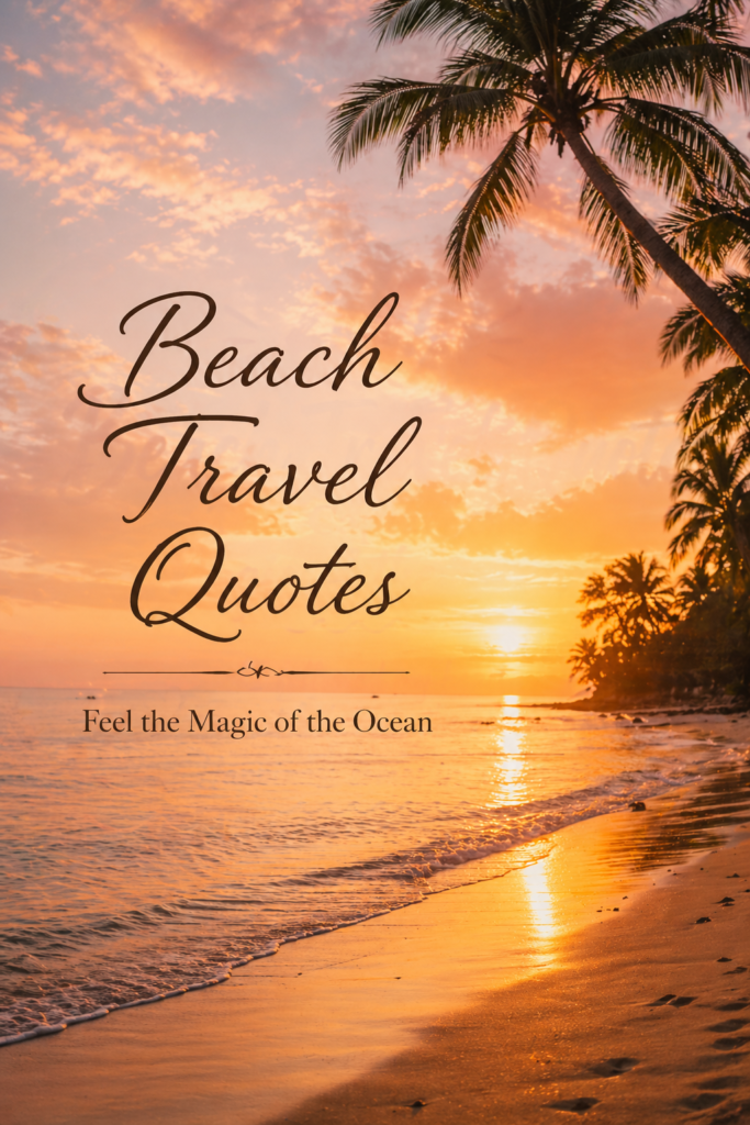 40 Beach Travel Quotes That Capture the Magic of the Ocean