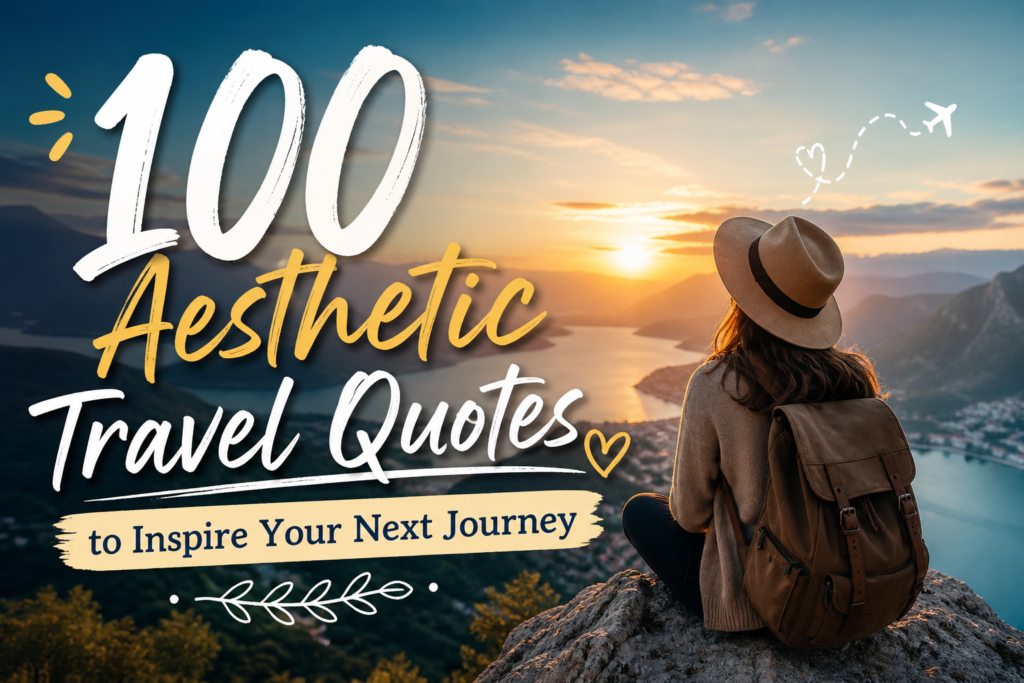100 Aesthetic Travel Quotes to Inspire Your Next Journey
