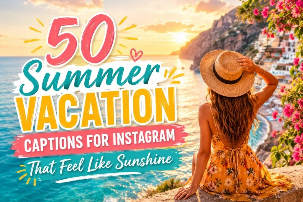 50 Summer Vacation Captions for Instagram That Feel Like Sunshine