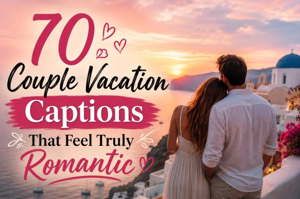 70 Couple Vacation Captions That Feel Truly Romantic