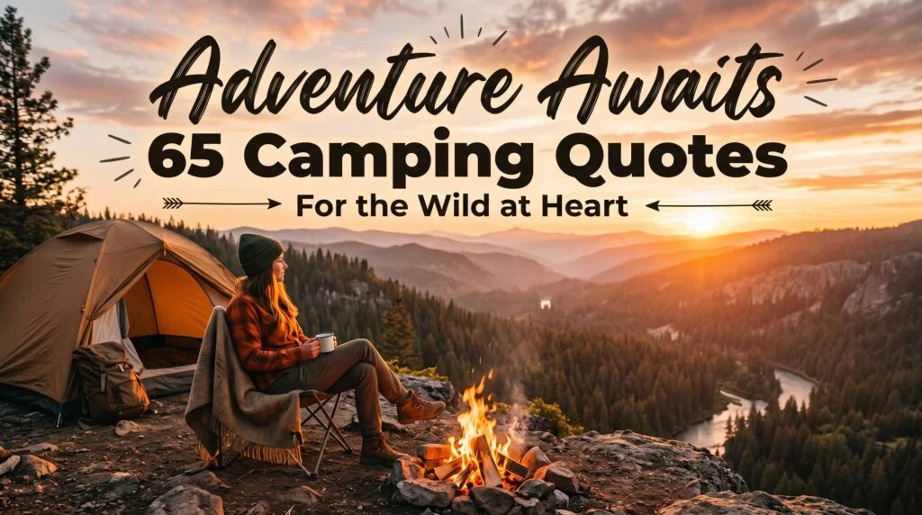 Adventure Awaits-65 Camping Quotes for the Wild at Heart