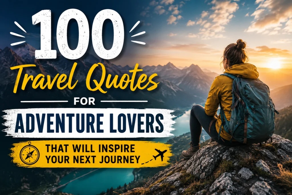 40Travel Quotes for Adventure Lovers That Will Inspire Your Next Journey