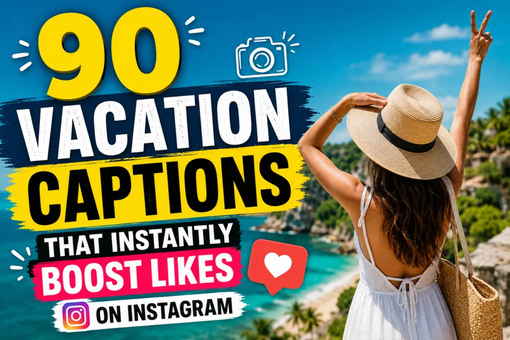 90 Vacation Captions That Instantly Boost Likes on Instagram